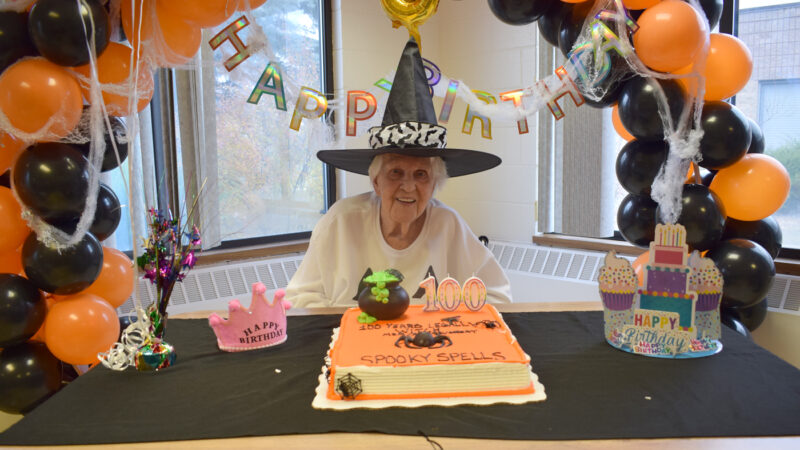 Norma Resterhouse celebrates her 100th birthday